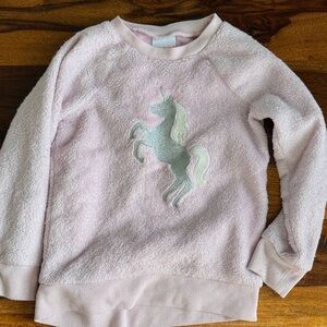 Warm & fuzzy unicorn sweatshirt